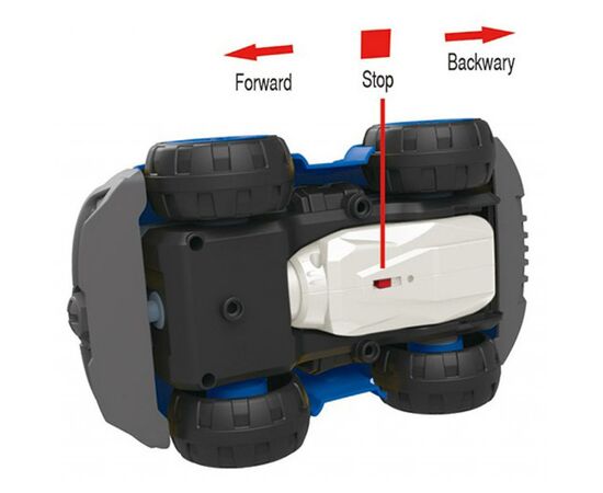 Конструктор Diy Spatial Creativity Полицейская машина с электродвигателем (CJ-1365063), изображение 3