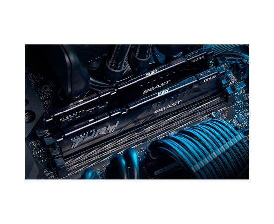 Модуль памяти для компьютера DDR5 64GB (2x32GB) 5200 MHz Beast Black Kingston Fury (ex.HyperX) (KF552C40BBK2-64), изображение 5 Модуль памяти для компьютера DDR5 64GB (2x32GB) 5200 MHz Beast Black Kingston Fury (ex.HyperX) (KF552C40BBK2-64), изображение 5