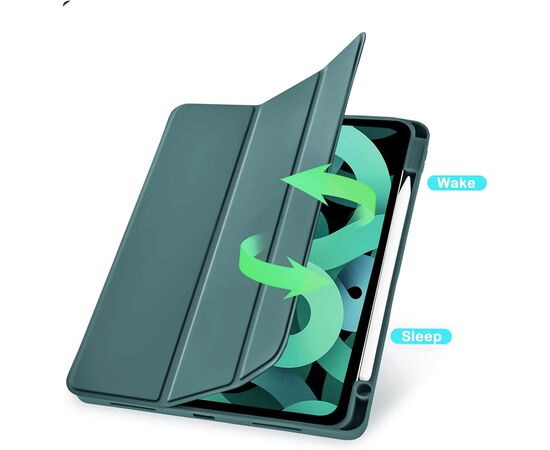 Чохол до планшета BeCover Direct Charge Pen mount Apple Pencil Apple iPad 10.9" 2022 Dark Green (708496), зображення 4 Чохол до планшета BeCover Direct Charge Pen mount Apple Pencil Apple iPad 10.9" 2022 Dark Green (708496), зображення 4