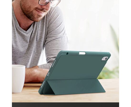 Чохол до планшета BeCover Direct Charge Pen mount Apple Pencil Apple iPad 10.9" 2022 Dark Green (708496), зображення 6 Чохол до планшета BeCover Direct Charge Pen mount Apple Pencil Apple iPad 10.9" 2022 Dark Green (708496), зображення 6