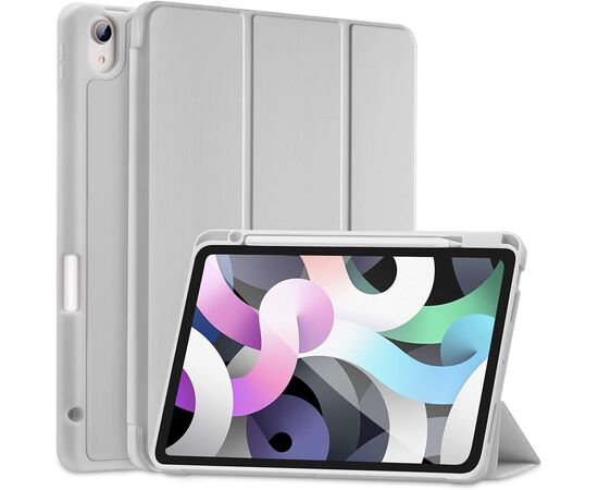 Чехол для планшета BeCover Direct Charge Pen mount Apple Pencil Apple iPad 10.9" 2022 Gray (708498), изображение 2 Чехол для планшета BeCover Direct Charge Pen mount Apple Pencil Apple iPad 10.9" 2022 Gray (708498), изображение 2