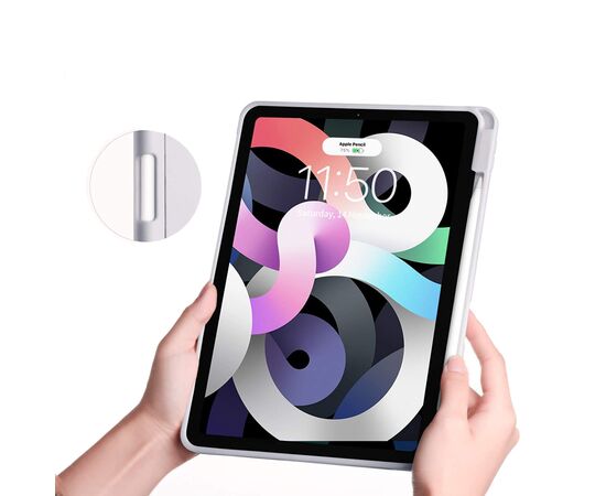 Чехол для планшета BeCover Direct Charge Pen mount Apple Pencil Apple iPad 10.9" 2022 Gray (708498), изображение 3 Чехол для планшета BeCover Direct Charge Pen mount Apple Pencil Apple iPad 10.9" 2022 Gray (708498), изображение 3