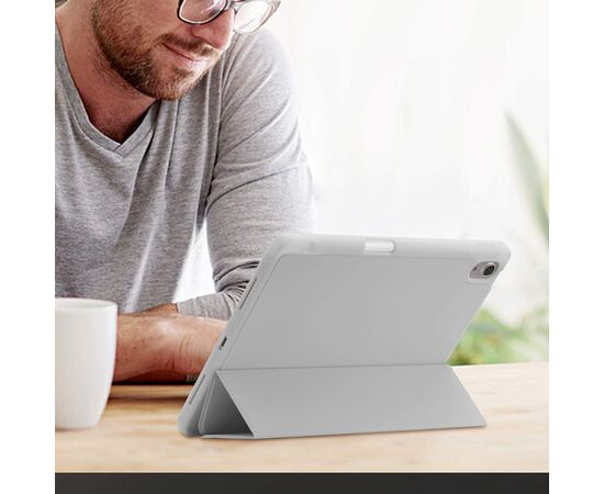 Чехол для планшета BeCover Direct Charge Pen mount Apple Pencil Apple iPad 10.9" 2022 Gray (708498), изображение 7 Чехол для планшета BeCover Direct Charge Pen mount Apple Pencil Apple iPad 10.9" 2022 Gray (708498), изображение 7