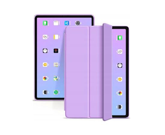 Чехол для планшета BeCover Tri Fold Soft TPU Silicone Apple iPad Air 5 (2022) 10.9" Purple (708511), изображение 2 Чехол для планшета BeCover Tri Fold Soft TPU Silicone Apple iPad Air 5 (2022) 10.9" Purple (708511), изображение 2
