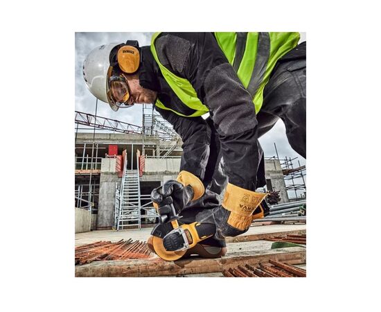 Шлифовальная машина DeWALT 18В XR Li-lon, 2x5Ah, 125 мм, 9000 об/мин (DCG405P2), изображение 3 Шлифовальная машина DeWALT 18В XR Li-lon, 2x5Ah, 125 мм, 9000 об/мин (DCG405P2), изображение 3