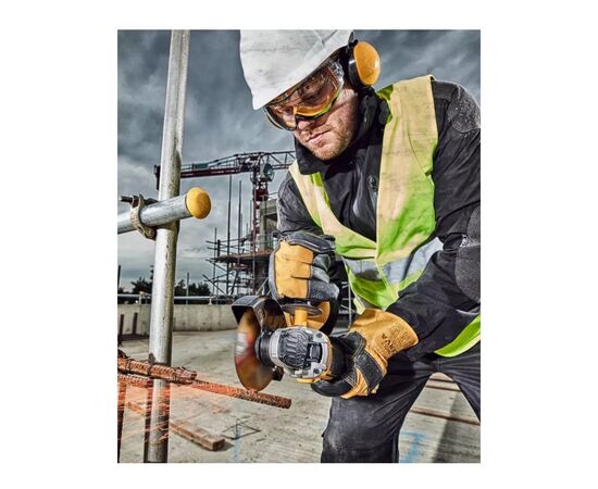 Шлифовальная машина DeWALT 18В XR Li-lon, 2x5Ah, 125 мм, 9000 об/мин (DCG405P2), изображение 4 Шлифовальная машина DeWALT 18В XR Li-lon, 2x5Ah, 125 мм, 9000 об/мин (DCG405P2), изображение 4
