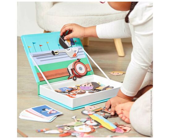 Развивающая игрушка Janod Магнитная книга Спорт (J02596), изображение 7 Развивающая игрушка Janod Магнитная книга Спорт (J02596), изображение 7