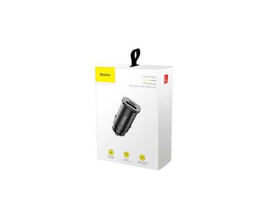 Зарядное устройство Baseus Square PPS USB QC 4.0 + Type-C PD 3.0 SCP 30W (CCALL-AS01), изображение 4 Зарядное устройство Baseus Square PPS USB QC 4.0 + Type-C PD 3.0 SCP 30W (CCALL-AS01), изображение 4