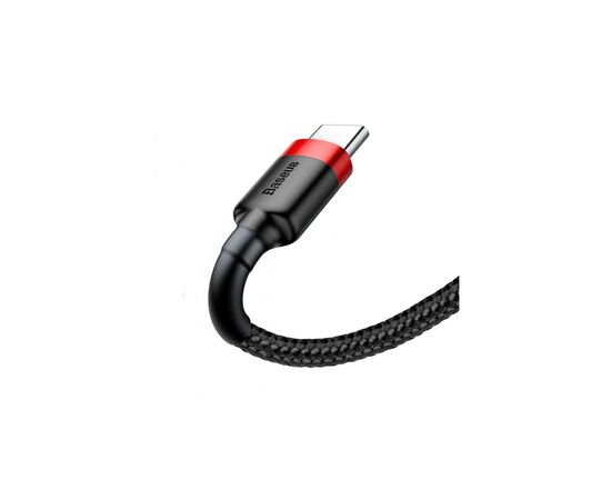 Дата кабель USB 3.1 AM to Type-C 2.0m 2A red-black Baseus (CATKLF-C91), изображение 2 Дата кабель USB 3.1 AM to Type-C 2.0m 2A red-black Baseus (CATKLF-C91), изображение 2