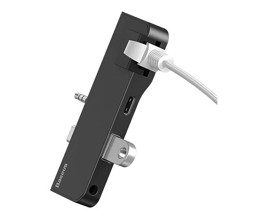 Концентратор Baseus USB3.1 Type-C+3.5mm toUSB 3.0/RJ45/Type-C/3.5mm forSurfaceGo (CAHUB-FG01), изображение 6 Концентратор Baseus USB3.1 Type-C+3.5mm toUSB 3.0/RJ45/Type-C/3.5mm forSurfaceGo (CAHUB-FG01), изображение 6
