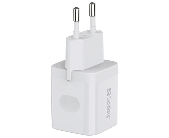 Зарядное устройство Sandberg USB-C PD QC 3.0 20W (441-42), изображение 4 Зарядное устройство Sandberg USB-C PD QC 3.0 20W (441-42), изображение 4