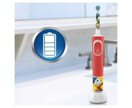 Электрическая зубная щетка Oral-B D100.413.2K Mickey, изображение 6 Электрическая зубная щетка Oral-B D100.413.2K Mickey, изображение 6