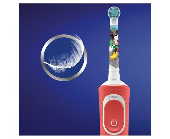 Электрическая зубная щетка Oral-B D100.413.2K Mickey, изображение 7 Электрическая зубная щетка Oral-B D100.413.2K Mickey, изображение 7