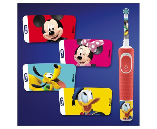 Электрическая зубная щетка Oral-B D100.413.2K Mickey, изображение 8 Электрическая зубная щетка Oral-B D100.413.2K Mickey, изображение 8