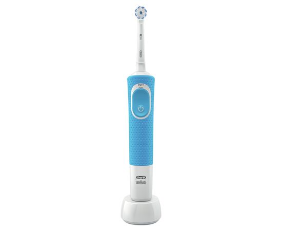Электрическая зубная щетка Oral-B Vitality D100.413.1 PRO Sens Clean Blue, изображение 3 Электрическая зубная щетка Oral-B Vitality D100.413.1 PRO Sens Clean Blue, изображение 3