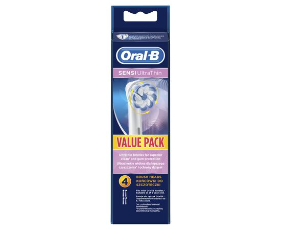 Насадка для зубної щітки Oral-B Sensitive Clean EB60 (4), зображення 2 Насадка для зубної щітки Oral-B Sensitive Clean EB60 (4), зображення 2