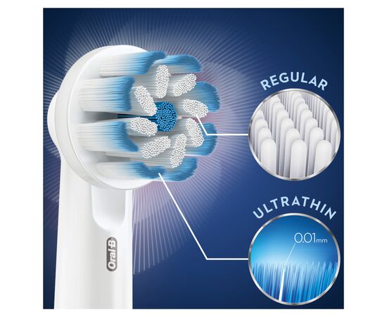 Насадка для зубної щітки Oral-B Sensitive Clean EB60 (4), зображення 6 Насадка для зубної щітки Oral-B Sensitive Clean EB60 (4), зображення 6