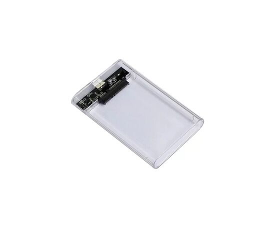 Кишеня зовнішня AgeStar 2.5", USB 3.2, 12.5 mm /15 mm HDD/SSD Transparent (3UB2P6 (Transparent))
