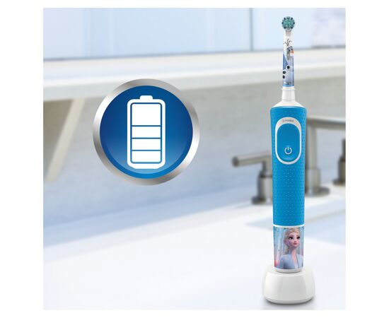 Электрическая зубная щетка Oral-B D100.413.2K Frozen II, изображение 8 Электрическая зубная щетка Oral-B D100.413.2K Frozen II, изображение 8