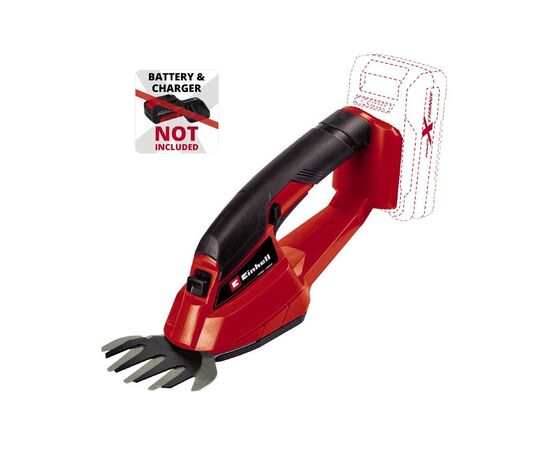 Кусторез Einhell GE-CG 18/1 Li-Solo, 18В, PXC, лезвия 100 мм, 0.65 кг (без АКБ и ЗУ) (3410382), изображение 2 Кусторез Einhell GE-CG 18/1 Li-Solo, 18В, PXC, лезвия 100 мм, 0.65 кг (без АКБ и ЗУ) (3410382), изображение 2