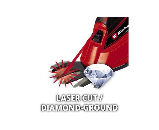 Кусторез Einhell GE-CG 18/1 Li-Solo, 18В, PXC, лезвия 100 мм, 0.65 кг (без АКБ и ЗУ) (3410382), изображение 5 Кусторез Einhell GE-CG 18/1 Li-Solo, 18В, PXC, лезвия 100 мм, 0.65 кг (без АКБ и ЗУ) (3410382), изображение 5