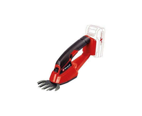 Кусторез Einhell GE-CG 18/1 Li-Solo, 18В, PXC, лезвия 100 мм, 0.65 кг (без АКБ и ЗУ) (3410382)