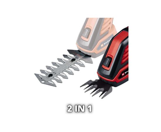 Кусторез Einhell GC-CG 3,6/70 Li WT, 3.6В 2 Ач, 70/110мм, шаг реза 8мм, 0.8кг (3410365), изображение 4 Кусторез Einhell GC-CG 3,6/70 Li WT, 3.6В 2 Ач, 70/110мм, шаг реза 8мм, 0.8кг (3410365), изображение 4