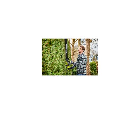 Кусторез Ryobi RY36HTX65A-0, 36В MAX POWER, лезвие 65 см, насадка HedgeSweep (без АКБ и ЗУ) (5133005076), изображение 7 Кусторез Ryobi RY36HTX65A-0, 36В MAX POWER, лезвие 65 см, насадка HedgeSweep (без АКБ и ЗУ) (5133005076), изображение 7