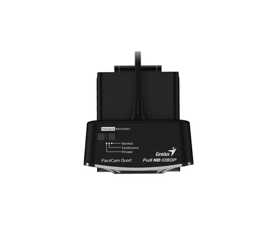 Веб-камера Genius Quiet Full HD Iron Grey (32200005400), изображение 6 Веб-камера Genius Quiet Full HD Iron Grey (32200005400), изображение 6