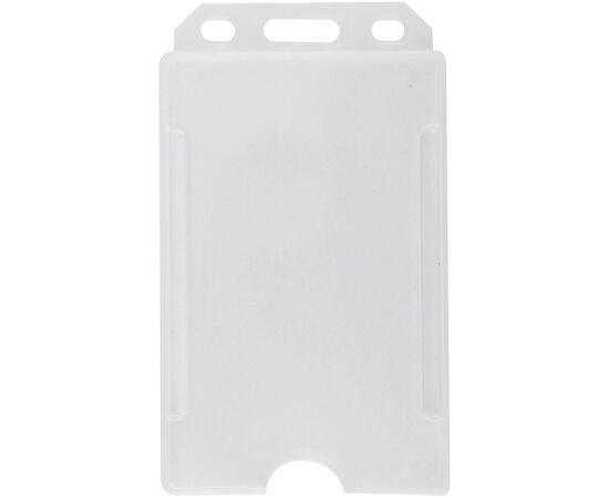 Бейдж Optima вертикальный PP+PVC, 54х85 мм (O45622)