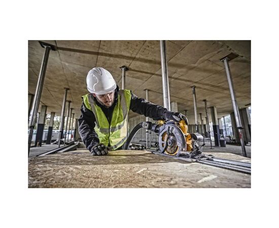 Дисковая пила DeWALT 54В XR FLEXVOLT Li-lon, диск 190х30 мм, 3.7 кг, TSTAK (без АКБ и ЗУ) (DCS579NT), изображение 6 Дисковая пила DeWALT 54В XR FLEXVOLT Li-lon, диск 190х30 мм, 3.7 кг, TSTAK (без АКБ и ЗУ) (DCS579NT), изображение 6