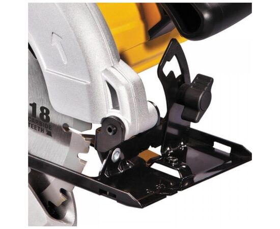 Дисковая пила DeWALT 1350 Вт, диск 184х16 мм, 3.66 кг, кейс (DWE560K), изображение 6 Дисковая пила DeWALT 1350 Вт, диск 184х16 мм, 3.66 кг, кейс (DWE560K), изображение 6