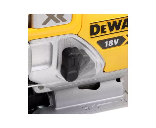 Электролобзик DeWALT 18В XR Li-lon, 1000 - 3200 ход/мин, TSTAK (без АКБ и ЗУ) (DCS334NT), изображение 6 Электролобзик DeWALT 18В XR Li-lon, 1000 - 3200 ход/мин, TSTAK (без АКБ и ЗУ) (DCS334NT), изображение 6
