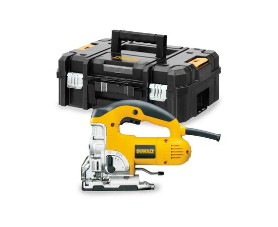 Электролобзик DeWALT 701 Вт, 0-3100 ход/мин, 2.6 кг, TSTAK (DW331KT), изображение 2 Электролобзик DeWALT 701 Вт, 0-3100 ход/мин, 2.6 кг, TSTAK (DW331KT), изображение 2