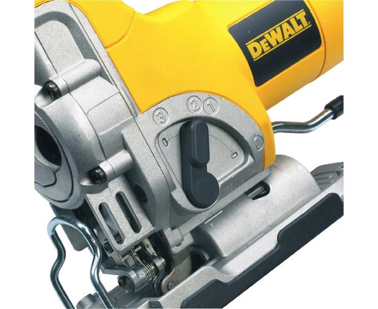 Электролобзик DeWALT 701 Вт, 0-3100 ход/мин, 2.6 кг, TSTAK (DW331KT), изображение 4 Электролобзик DeWALT 701 Вт, 0-3100 ход/мин, 2.6 кг, TSTAK (DW331KT), изображение 4