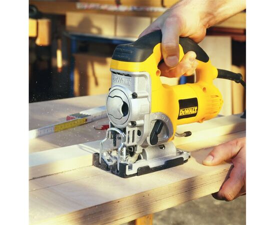 Электролобзик DeWALT 701 Вт, 0-3100 ход/мин, 2.6 кг, TSTAK (DW331KT), изображение 6 Электролобзик DeWALT 701 Вт, 0-3100 ход/мин, 2.6 кг, TSTAK (DW331KT), изображение 6