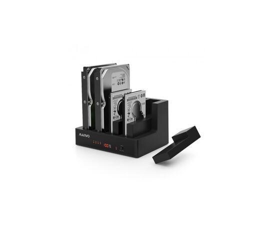 Док-станция для накопителей Maiwo 4*HDD 2,5"/3,5" SATA/SSD USB3.0 (K3094A), изображение 2 Док-станция для накопителей Maiwo 4*HDD 2,5"/3,5" SATA/SSD USB3.0 (K3094A), изображение 2