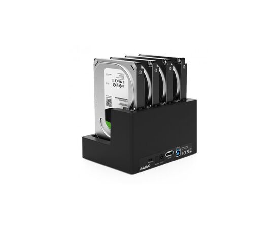 Док-станция для накопителей Maiwo 4*HDD 2,5"/3,5" SATA/SSD USB3.0 (K3094A), изображение 6 Док-станция для накопителей Maiwo 4*HDD 2,5"/3,5" SATA/SSD USB3.0 (K3094A), изображение 6