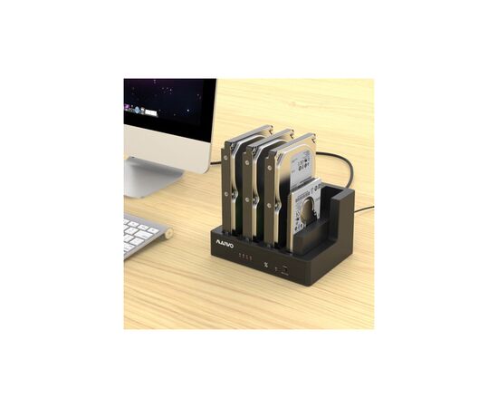 Док-станция для накопителей Maiwo 4*HDD 2,5"/3,5" SATA/SSD USB3.0 (K3094A), изображение 7 Док-станция для накопителей Maiwo 4*HDD 2,5"/3,5" SATA/SSD USB3.0 (K3094A), изображение 7