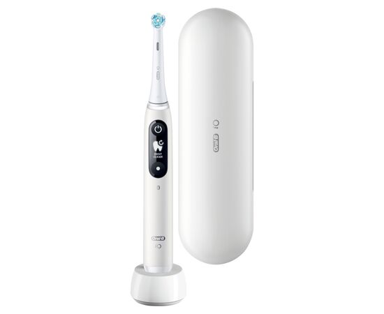 Электрическая зубная щетка Oral-B iO Series 6 iOM6.1A6.1K 3753 White (4210201381648), изображение 3 Электрическая зубная щетка Oral-B iO Series 6 iOM6.1A6.1K 3753 White (4210201381648), изображение 3
