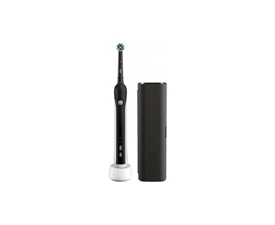 Электрическая зубная щетка Oral-B Pro 750 D16.513.1UX 3756 Black Edition (4210201218463), изображение 3 Электрическая зубная щетка Oral-B Pro 750 D16.513.1UX 3756 Black Edition (4210201218463), изображение 3