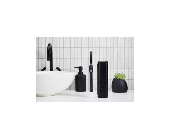 Электрическая зубная щетка Oral-B Pro 750 D16.513.1UX 3756 Black Edition (4210201218463), изображение 5 Электрическая зубная щетка Oral-B Pro 750 D16.513.1UX 3756 Black Edition (4210201218463), изображение 5