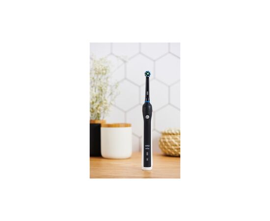 Электрическая зубная щетка Oral-B Pro 750 D16.513.1UX 3756 Black Edition (4210201218463), изображение 6 Электрическая зубная щетка Oral-B Pro 750 D16.513.1UX 3756 Black Edition (4210201218463), изображение 6