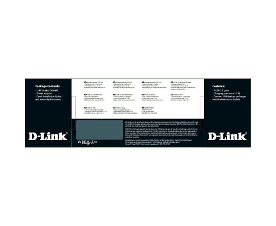 Концентратор D-Link DUB-H7, изображение 3 Концентратор D-Link DUB-H7, изображение 3