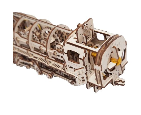 Конструктор Ugears механический Локомотив з тендером (70012), изображение 2 Конструктор Ugears механический Локомотив з тендером (70012), изображение 2