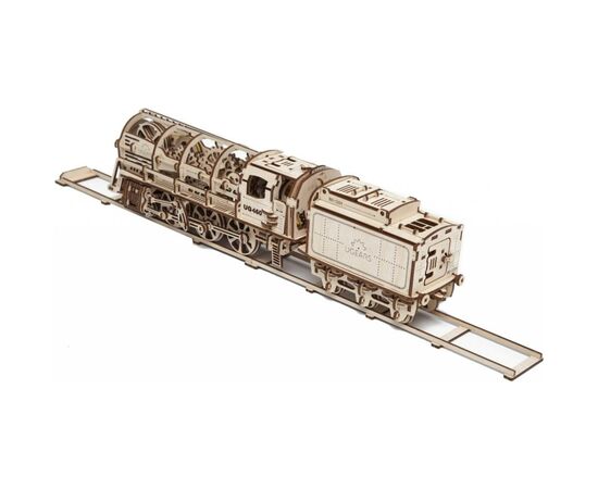 Конструктор Ugears механический Локомотив з тендером (70012), изображение 4 Конструктор Ugears механический Локомотив з тендером (70012), изображение 4