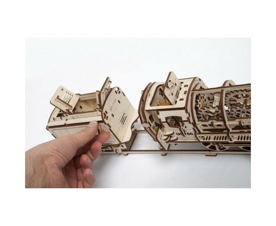 Конструктор Ugears механический Локомотив з тендером (70012), изображение 6 Конструктор Ugears механический Локомотив з тендером (70012), изображение 6