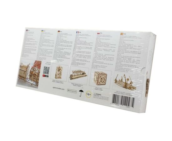 Конструктор Ugears механический Локомотив з тендером (70012), изображение 8 Конструктор Ugears механический Локомотив з тендером (70012), изображение 8