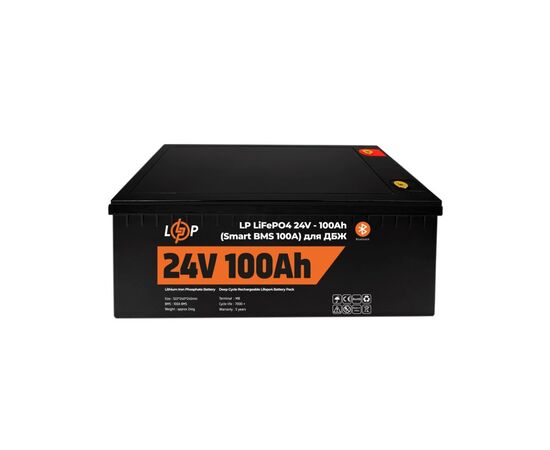 Батарея LiFePo4 LogicPower LiFePO4 25,6V - 100 Ah, LCD (20200), изображение 2 Батарея LiFePo4 LogicPower LiFePO4 25,6V - 100 Ah, LCD (20200), изображение 2