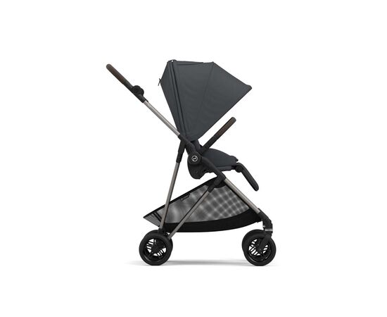 Коляска Cybex Melio Monument Grey (с бампером) (522002663), изображение 3 Коляска Cybex Melio Monument Grey (с бампером) (522002663), изображение 3